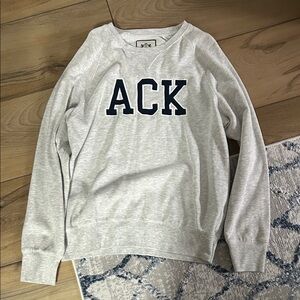 Nantucket Crew Neck Sweatshirt Gray